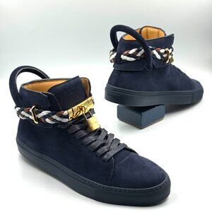 Buscemi Twist-Lock High-Top Padlock Sneakers